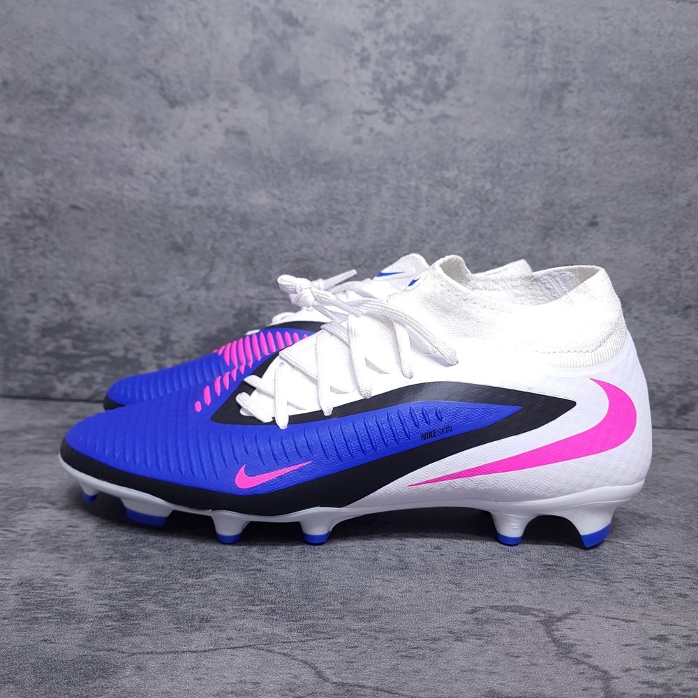 NIKE Phantom 6 Low Pro AG Soccer Cleats Mens 7 Racer Blue Pink HQ2218-446